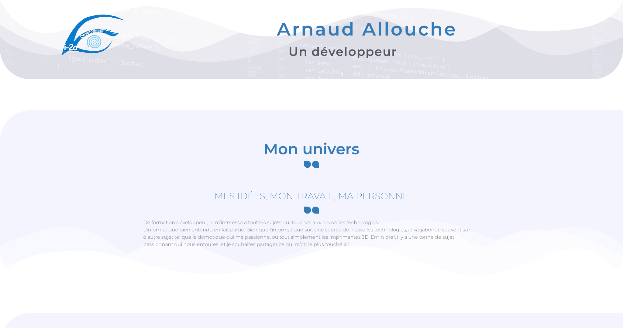 Site Arnaud Allouche
